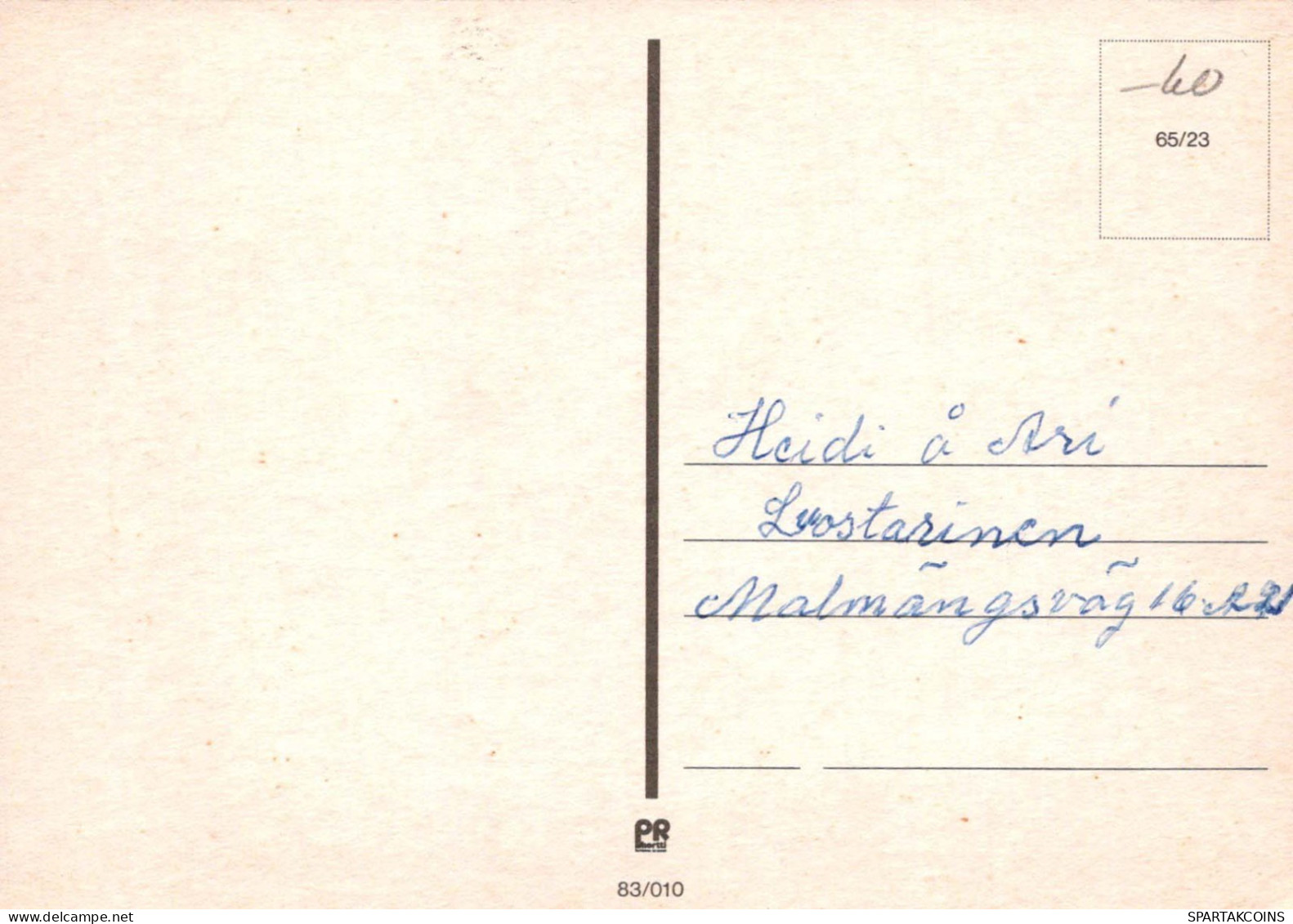 EASTER RABBIT Vintage Postcard CPSM #PBO556.A - Easter