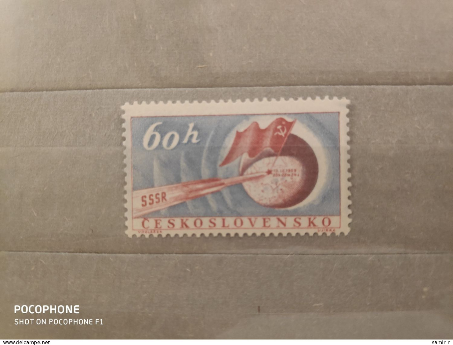 1959	Czechoslovakia	Space (F92) - Unused Stamps