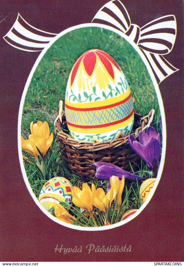OSTERN EI Vintage Ansichtskarte Postkarte CPSM #PBO165.A - Easter