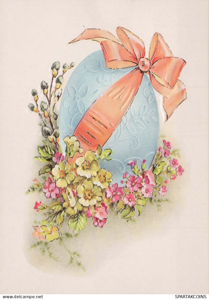 PÂQUES ŒUF Vintage Carte Postale CPSM #PBO164.A - Easter