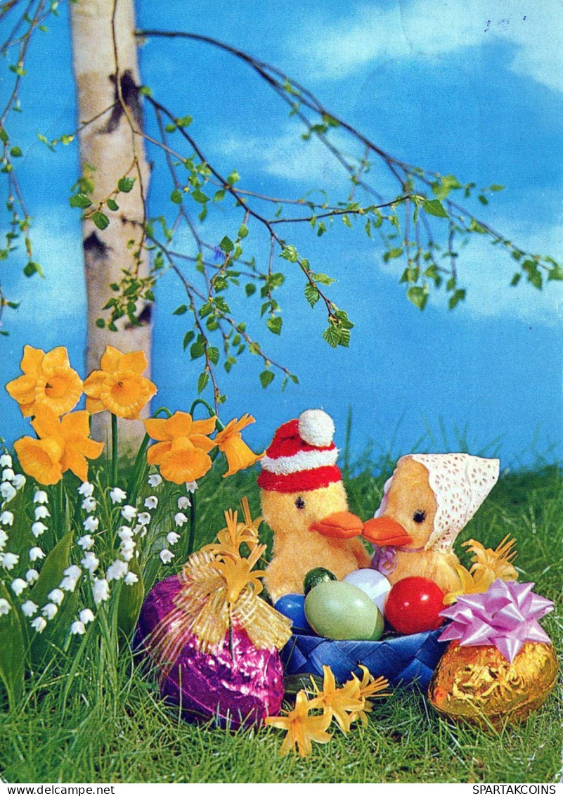 OSTERN EI Vintage Ansichtskarte Postkarte CPSM #PBO220.A - Easter