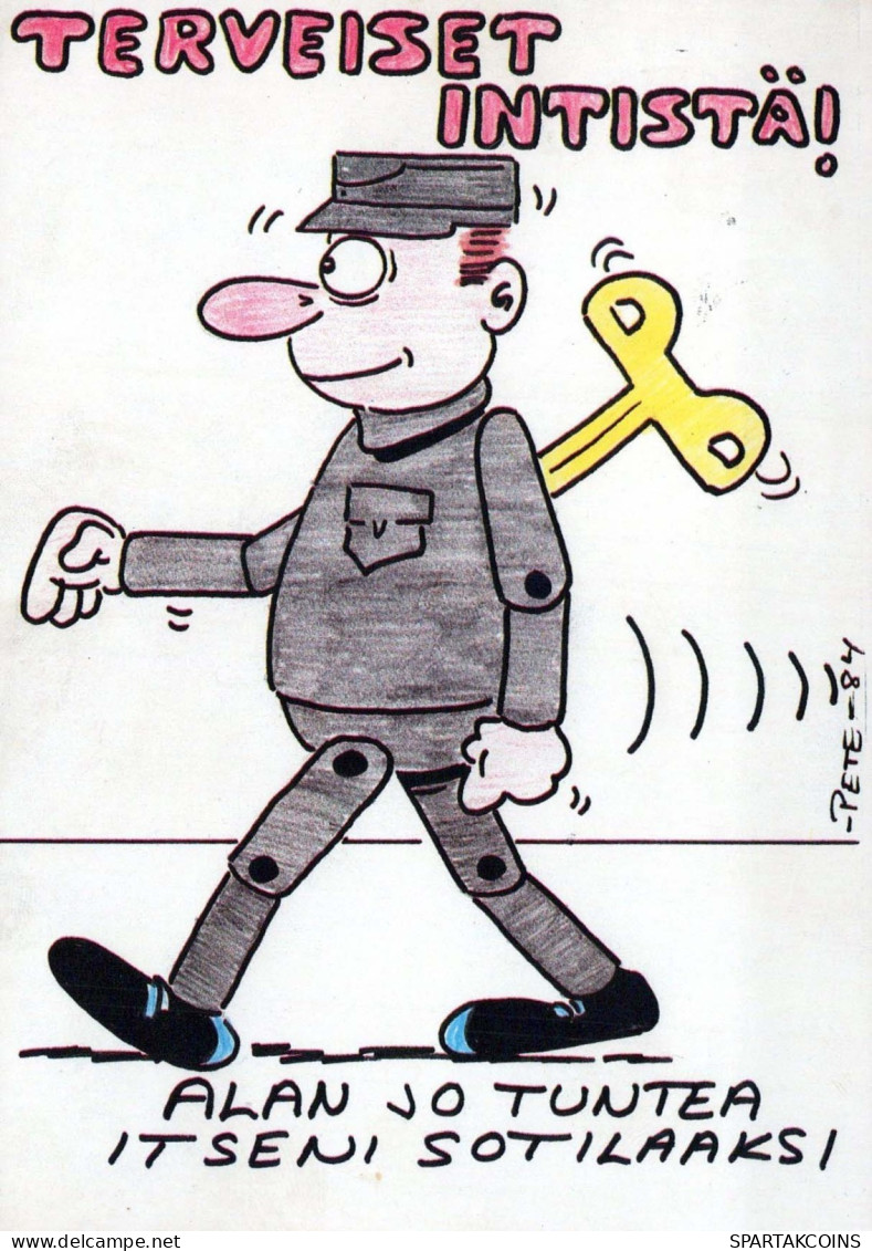 SOLDATI UMORISMO Militaria Vintage Cartolina CPSM #PBV815.A - Humor