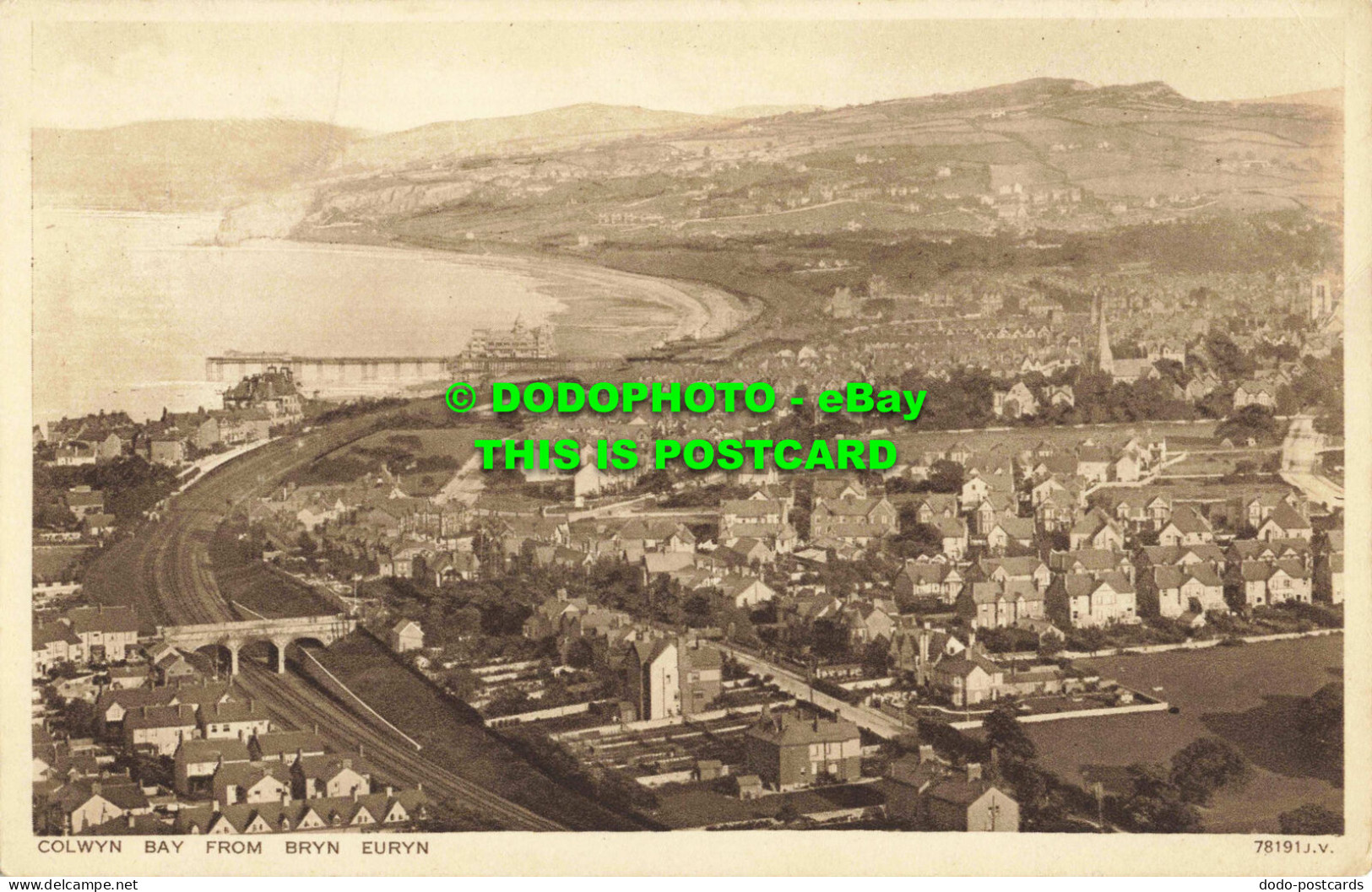 R561923 Colwyn Bay From Bryn Euryn. Valentine. Photogravure Series. Picture - Monde