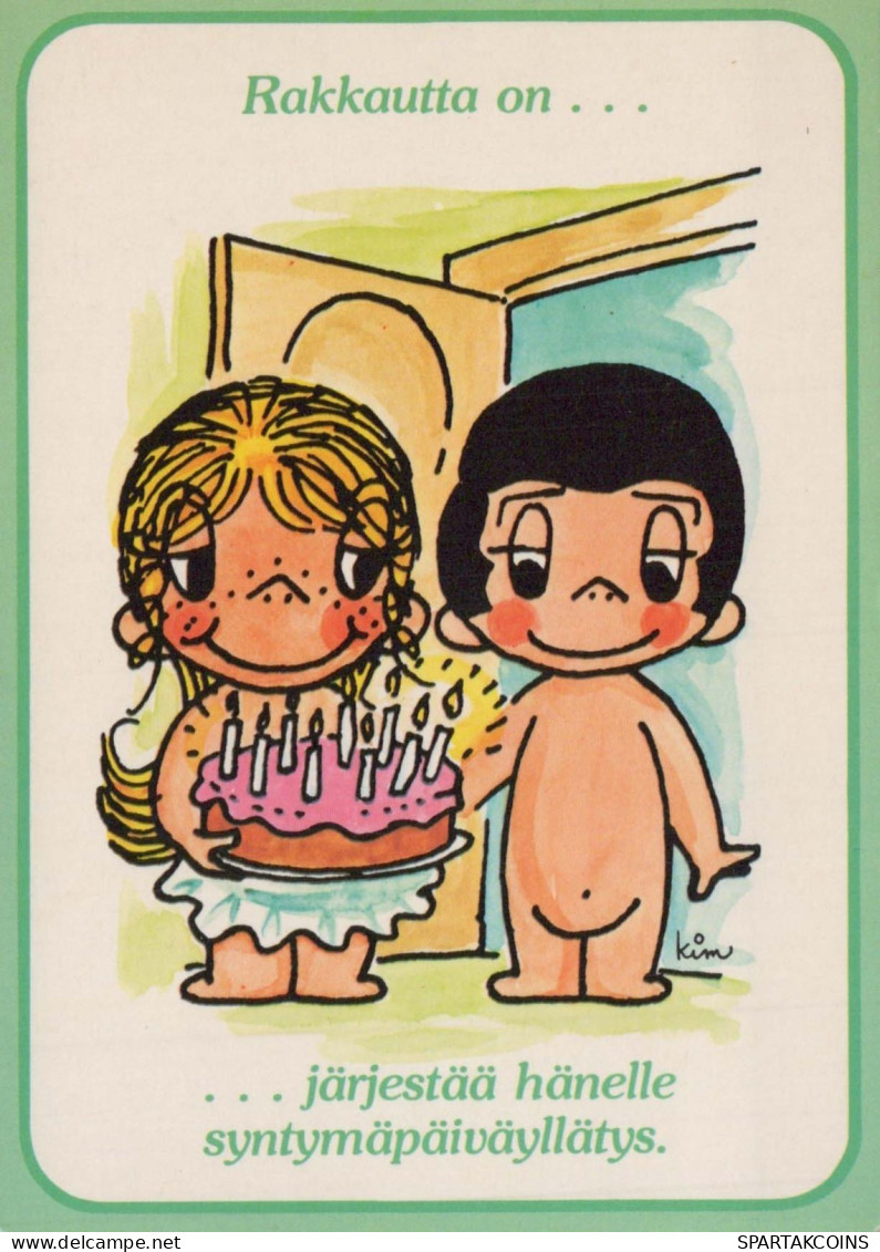 NIÑOS HUMOR Vintage Tarjeta Postal CPSM #PBV429.A - Humorvolle Karten