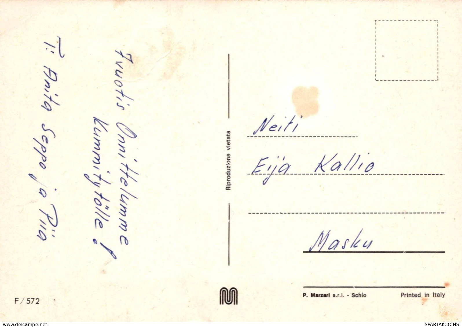 ALLES GUTE ZUM GEBURTSTAG 7 Jährige MÄDCHEN KINDER Vintage Postal CPSM #PBT795.A - Verjaardag
