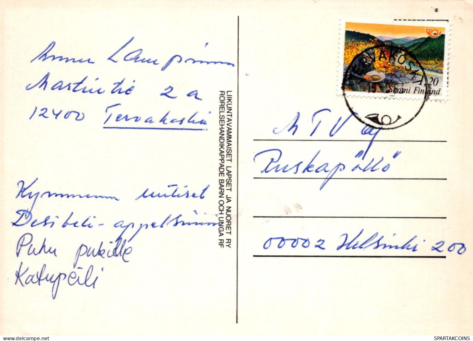 PAPILLONS Animaux Vintage Carte Postale CPSM #PBS438.A - Vlinders