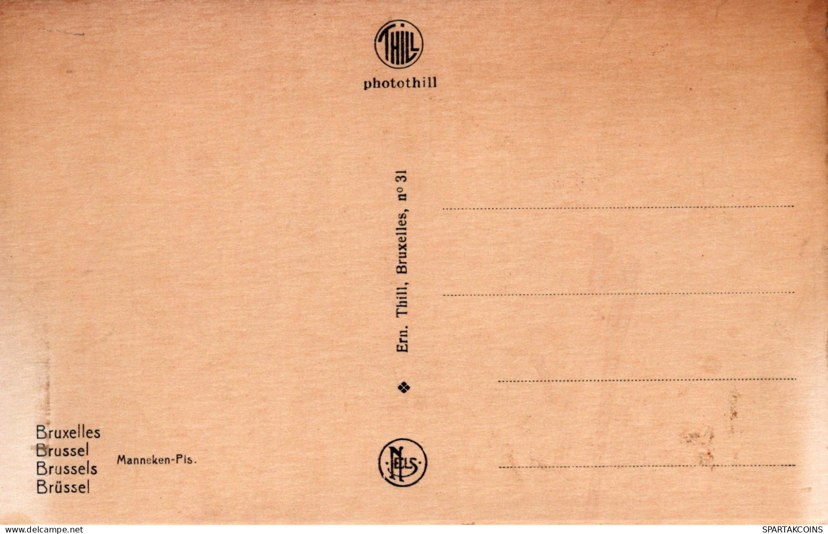 BELGIQUE BRUXELLES Carte Postale CPA #PAD914.A - Brüssel (Stadt)