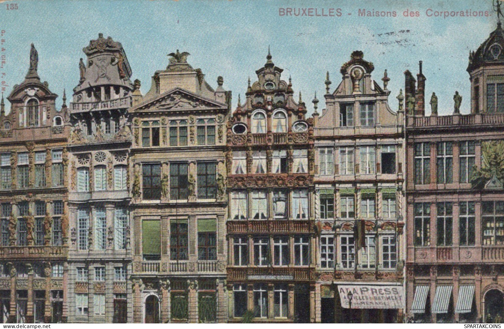 BELGIEN BRÜSSEL Postkarte CPA #PAD610.A - Brussel (Stad)
