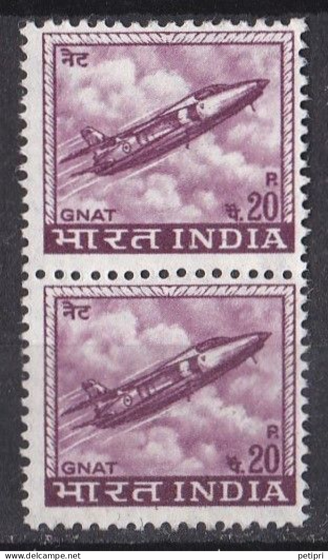 Inde  - 1960  1969 -   Y&T  N °  226  Paire Sans Gomme - Usados