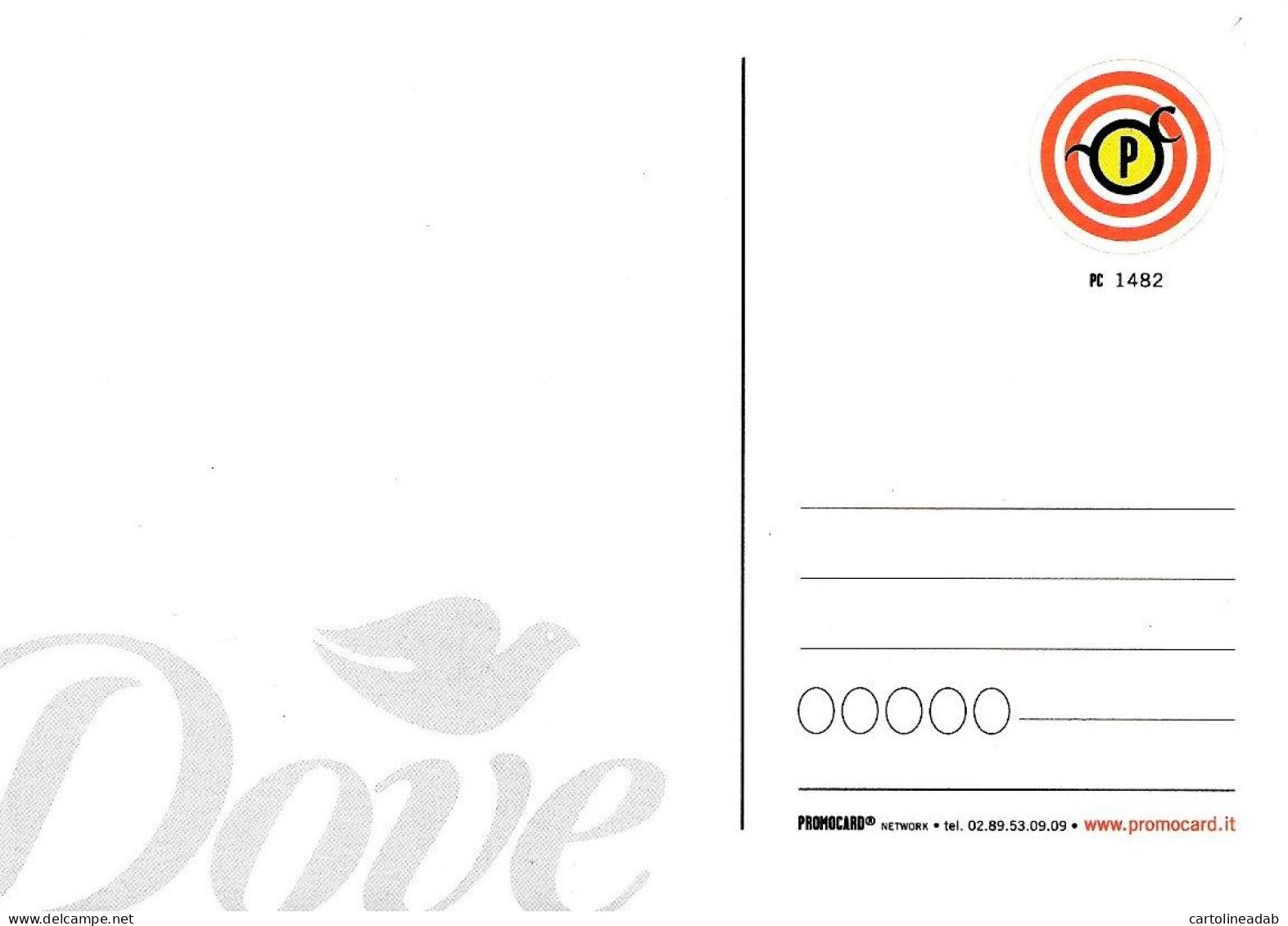 [MD9578] CPM - DOVE EMOZIONI DI DONNA DEL XXI SECOLO - PROMOCARD 1482 - PERFETTA - Non Viaggiata - Pubblicitari