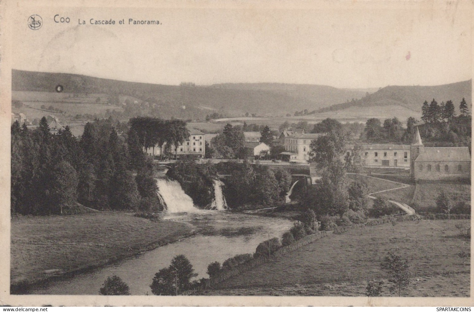 BELGIUM COO WATERFALL Province Of Liège Postcard CPA #PAD166.A - Stavelot