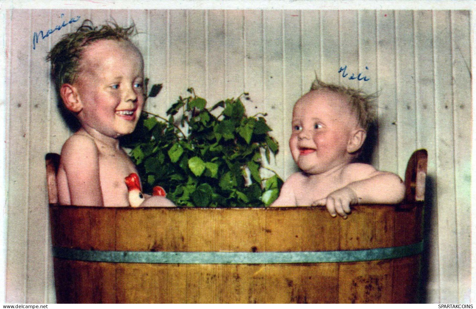 ENFANTS Portrait Vintage Carte Postale CPSMPF #PKG862.A - Ritratti