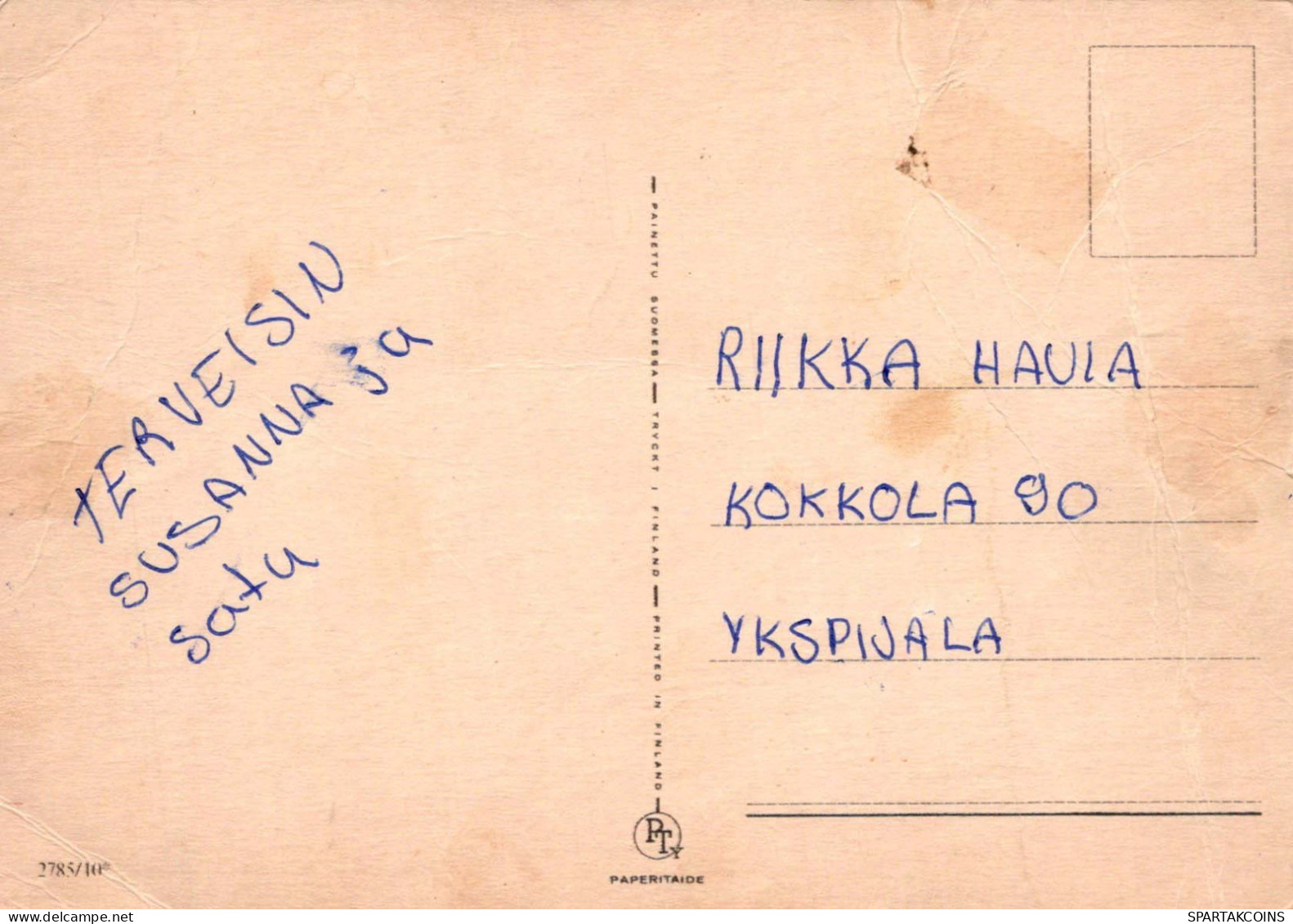NIÑOS Retrato Vintage Tarjeta Postal CPSMPF #PKG850.A - Retratos