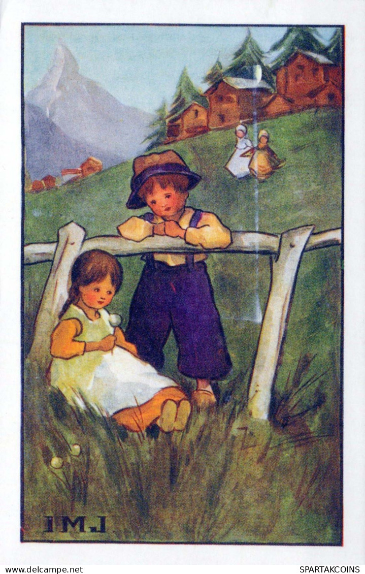 CHILDREN Scenes Landscapes Vintage Postcard CPSMPF #PKG694.A - Escenas & Paisajes