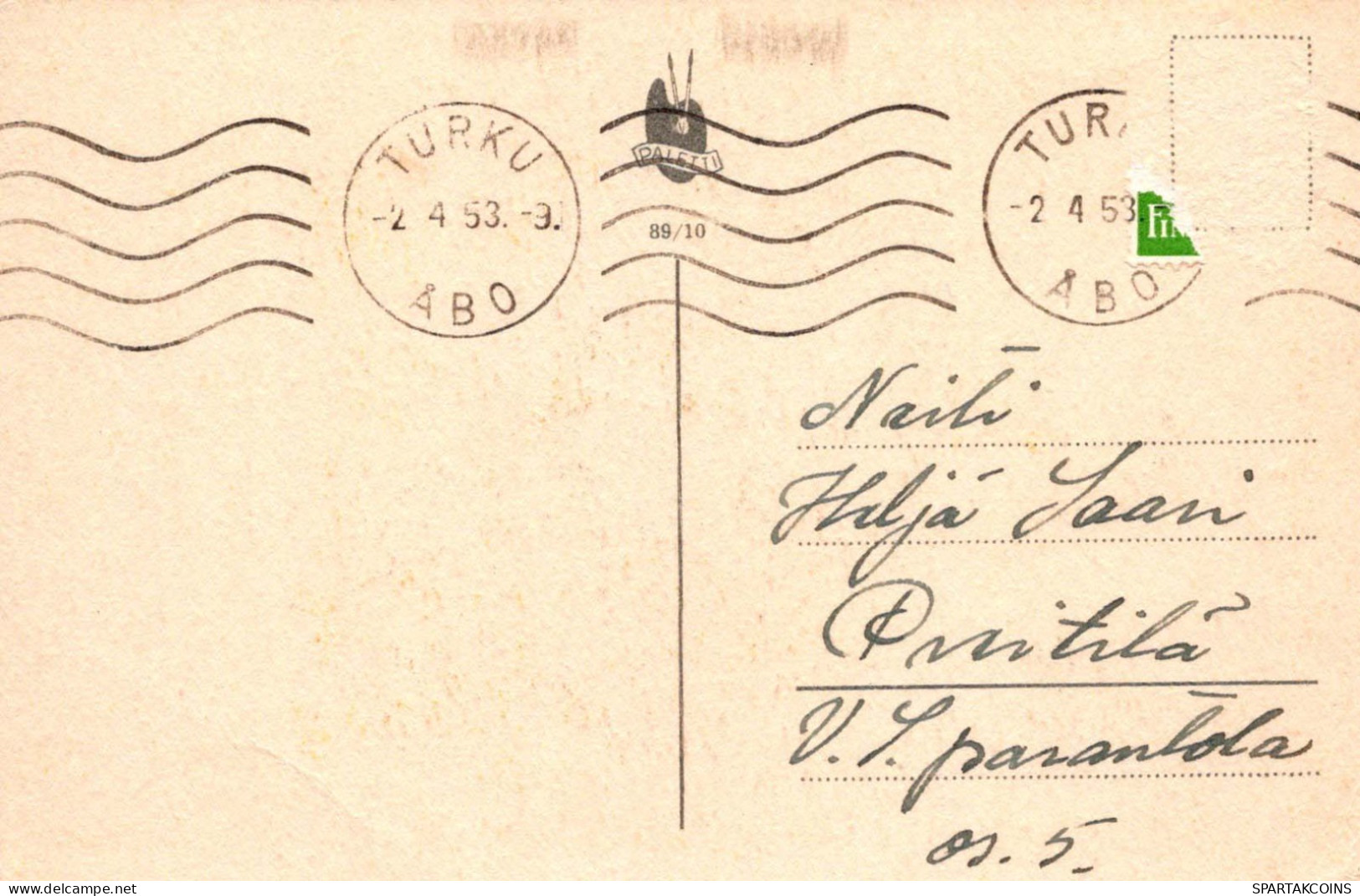 PASCUA NIÑOS HUEVO Vintage Tarjeta Postal CPA #PKE222.A - Pâques