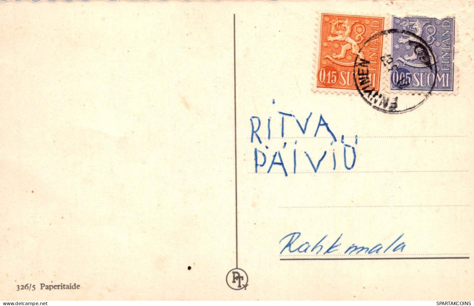 PASCUA POLLO HUEVO Vintage Tarjeta Postal CPA #PKE062.A - Ostern
