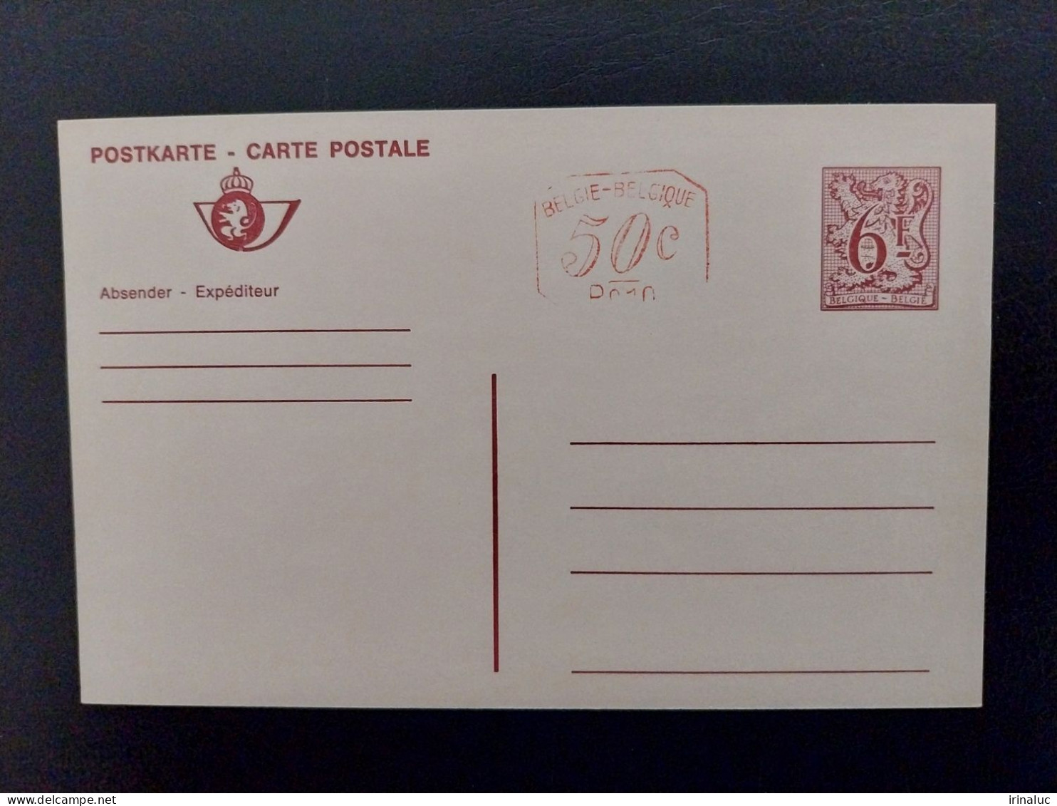 Briefkaart 189-V P010M - Cartes Postales 1951-..