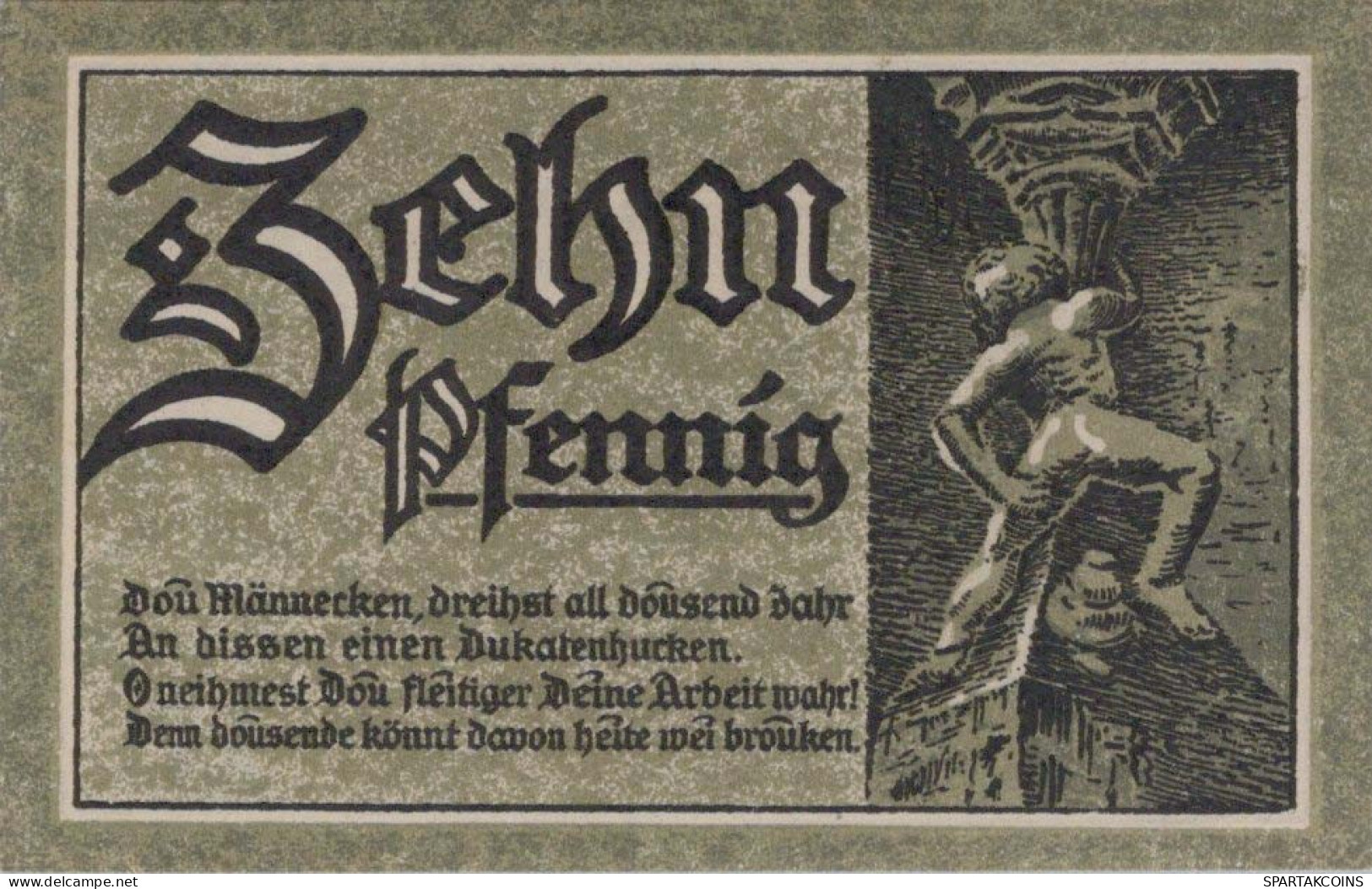 10 PFENNIG 1920 Stadt GOSLAR Hanover UNC DEUTSCHLAND Notgeld Banknote #PH640 - Lokale Ausgaben