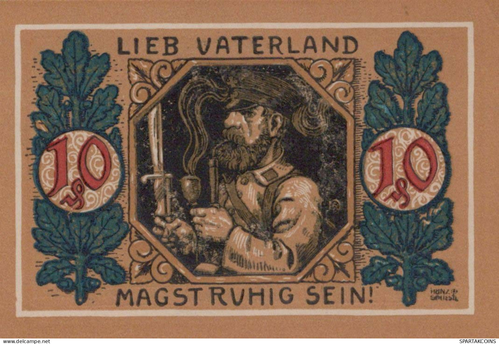 10 PFENNIG 1919 Stadt LINDENBERG IM ALLGÄU Bavaria UNC DEUTSCHLAND #PH244 - [11] Lokale Uitgaven