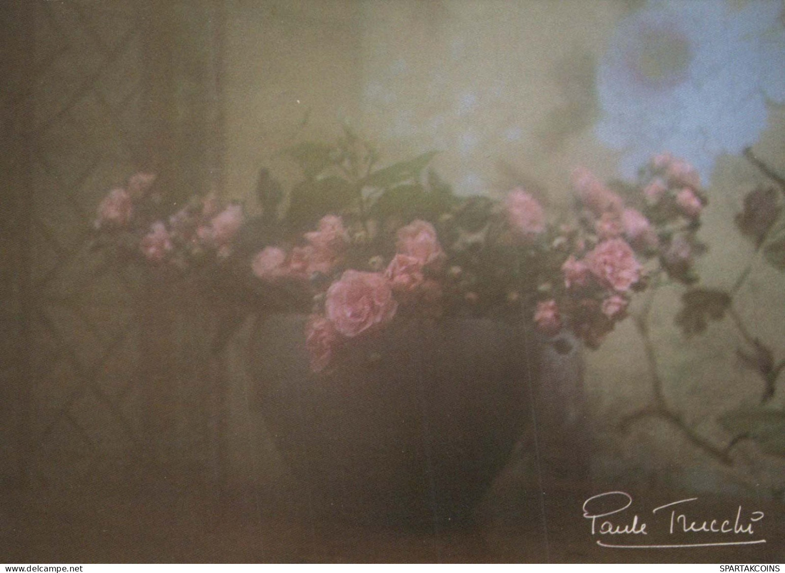 FLOWERS Vintage Postcard CPSM #PAS640.GB - Flores