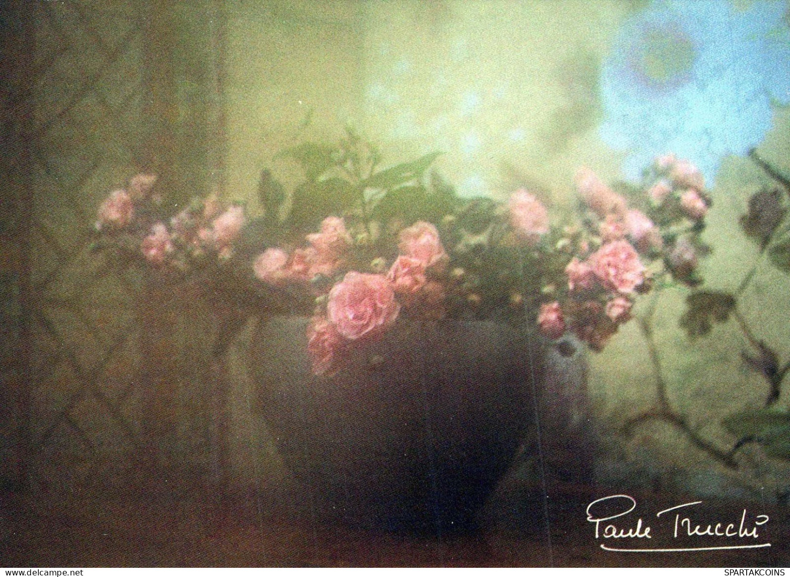FLOWERS Vintage Postcard CPSM #PAS640.GB - Flores