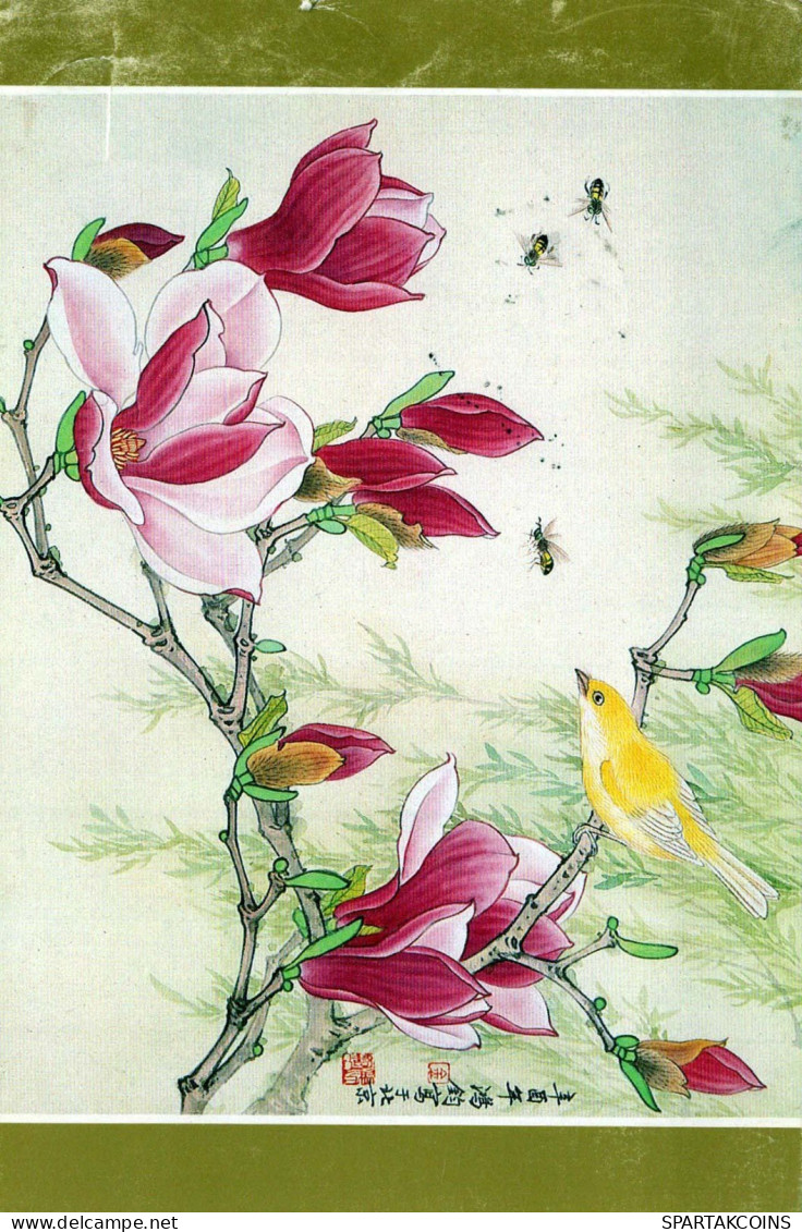 FLOWERS Vintage Postcard CPSM #PAR376.GB - Flores