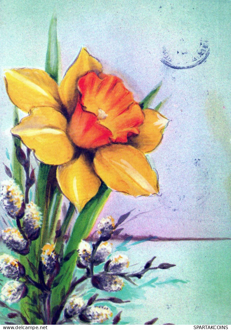 FLOWERS Vintage Postcard CPSM #PAR074.GB - Bloemen