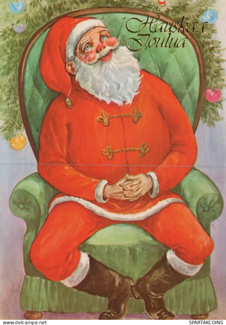 SANTA CLAUS CHRISTMAS Holidays Vintage Postcard CPSM #PAK773.GB - Santa Claus