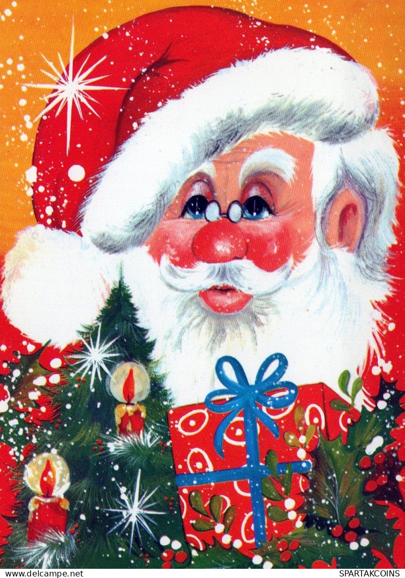 SANTA CLAUS CHRISTMAS Holidays Vintage Postcard CPSM #PAJ805.GB - Santa Claus