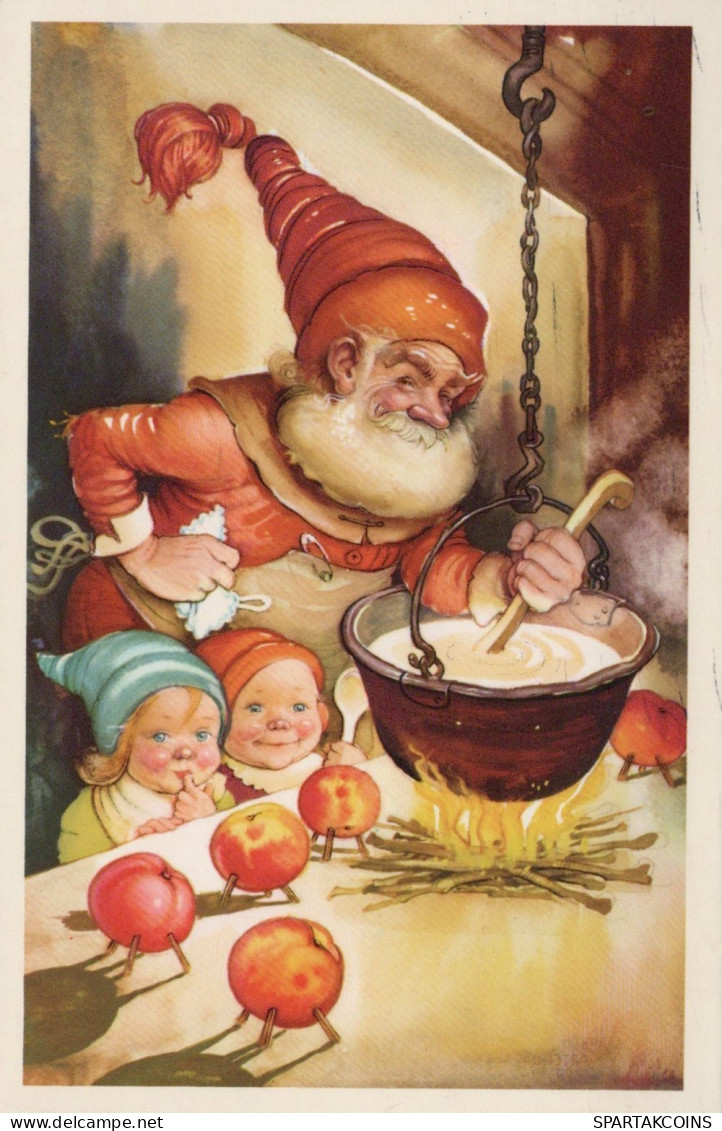 SANTA CLAUS CHRISTMAS Holidays Vintage Postcard CPSMPF #PAJ463.GB - Santa Claus