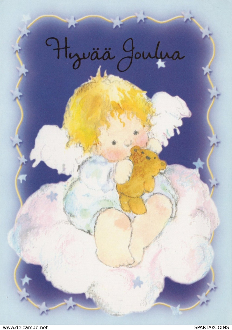 ANGEL CHRISTMAS Holidays Vintage Postcard CPSM #PAJ334.GB - Angels