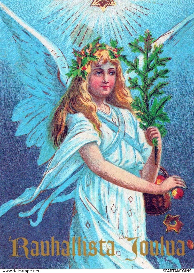 ANGEL CHRISTMAS Holidays Vintage Postcard CPSM #PAJ273.GB - Anges