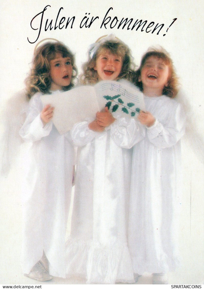 ANGEL CHRISTMAS Holidays Vintage Postcard CPSM #PAG943.GB - Anges