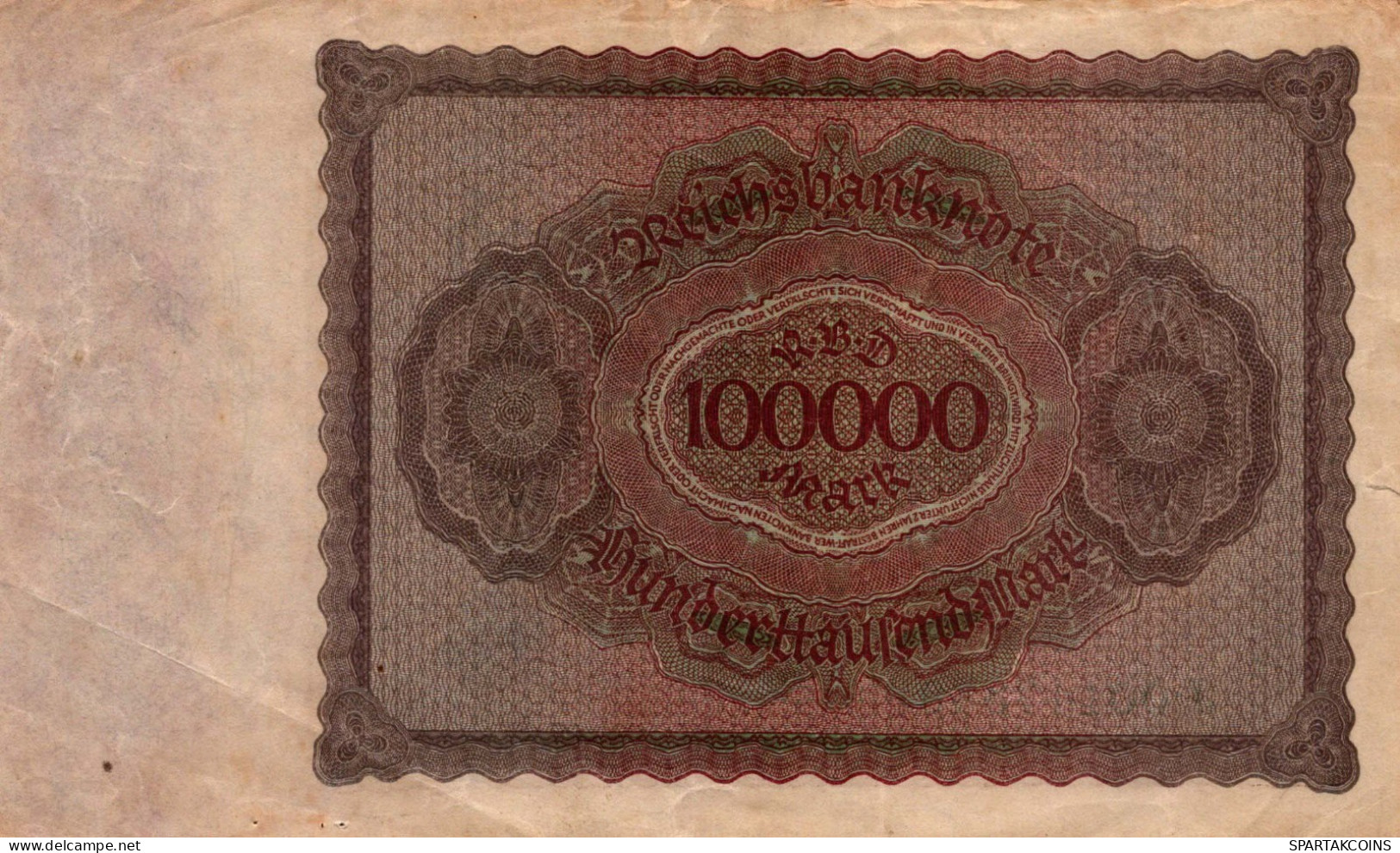 100000 MARK 1923 Stadt BERLIN DEUTSCHLAND Papiergeld Banknote #PL134 - [11] Lokale Uitgaven