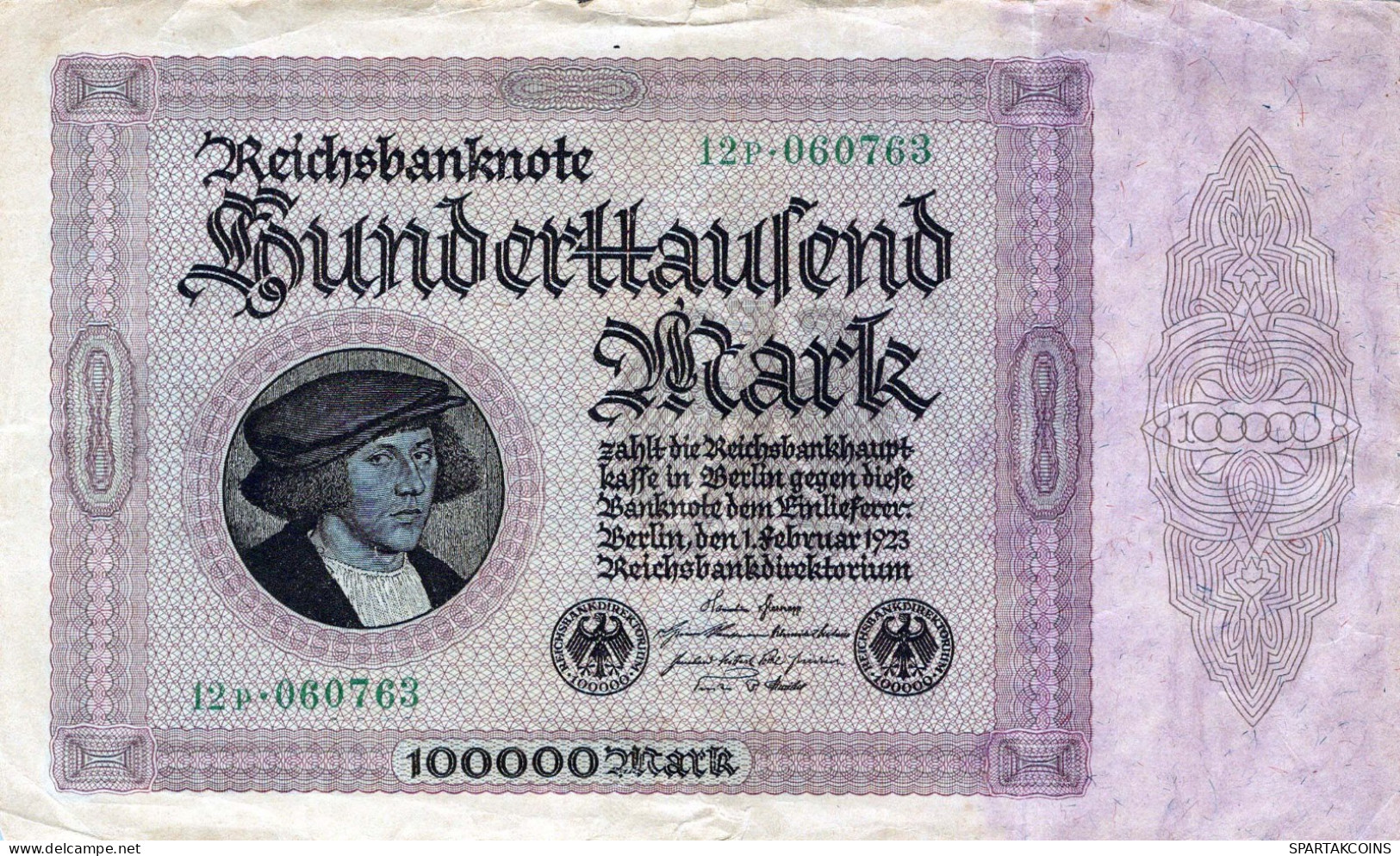 100000 MARK 1923 Stadt BERLIN DEUTSCHLAND Papiergeld Banknote #PL132 - [11] Lokale Uitgaven