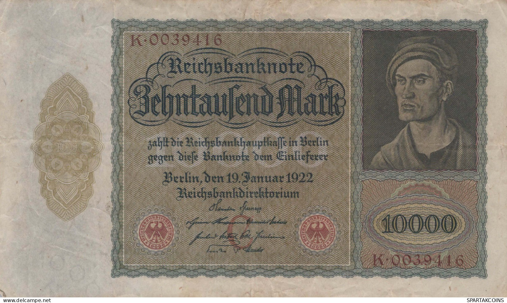 10000 MARK 1922 Stadt BERLIN DEUTSCHLAND Papiergeld Banknote #PL330 - [11] Lokale Uitgaven