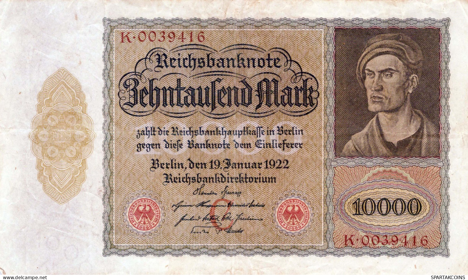 10000 MARK 1922 Stadt BERLIN DEUTSCHLAND Papiergeld Banknote #PL330 - [11] Lokale Uitgaven