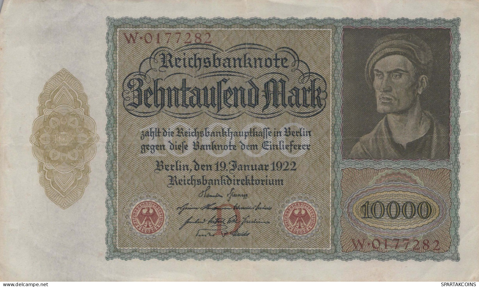 10000 MARK 1922 Stadt BERLIN DEUTSCHLAND Papiergeld Banknote #PL328 - [11] Emisiones Locales
