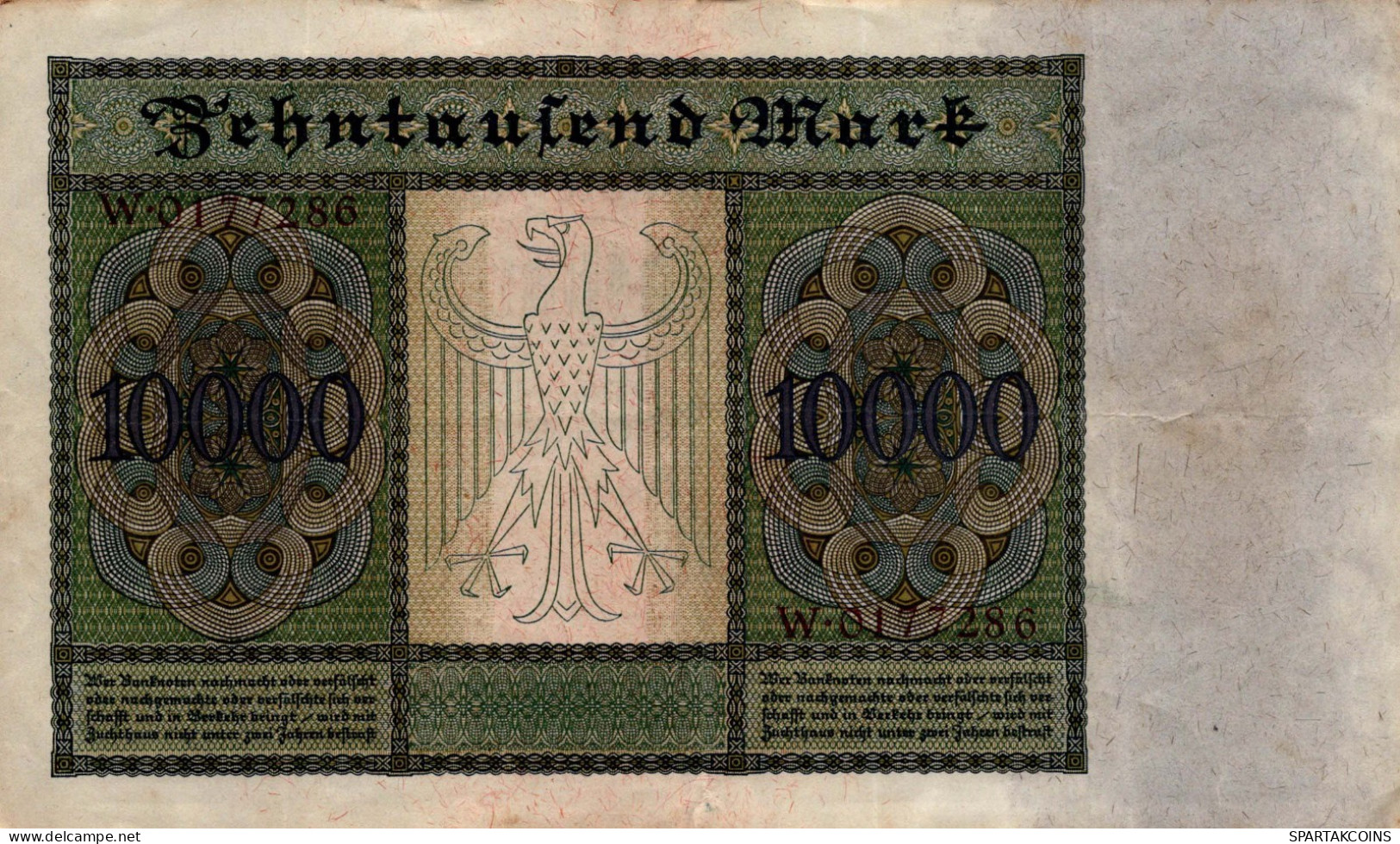 10000 MARK 1922 Stadt BERLIN DEUTSCHLAND Papiergeld Banknote #PL329 - [11] Emisiones Locales
