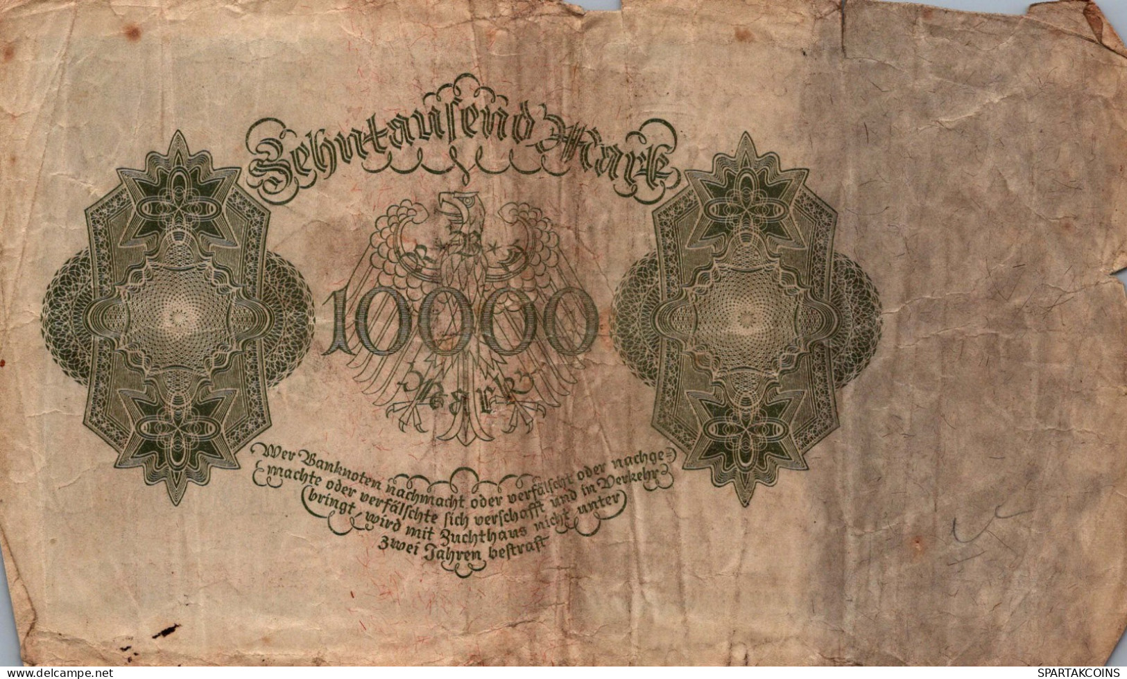 10000 MARK 1922 Stadt BERLIN DEUTSCHLAND Papiergeld Banknote #PL160 - [11] Local Banknote Issues