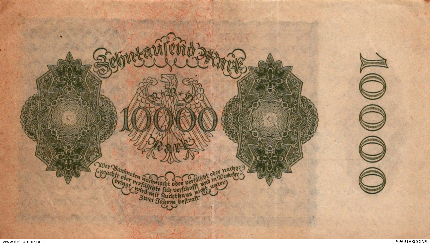 10000 MARK 1922 Stadt BERLIN DEUTSCHLAND Papiergeld Banknote #PL130 - [11] Local Banknote Issues