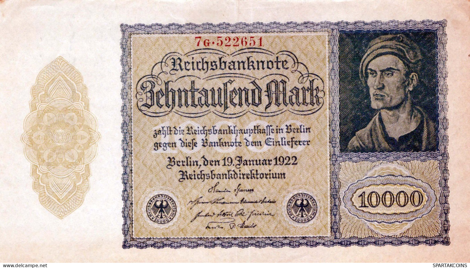 10000 MARK 1922 Stadt BERLIN DEUTSCHLAND Papiergeld Banknote #PL130 - [11] Emissioni Locali
