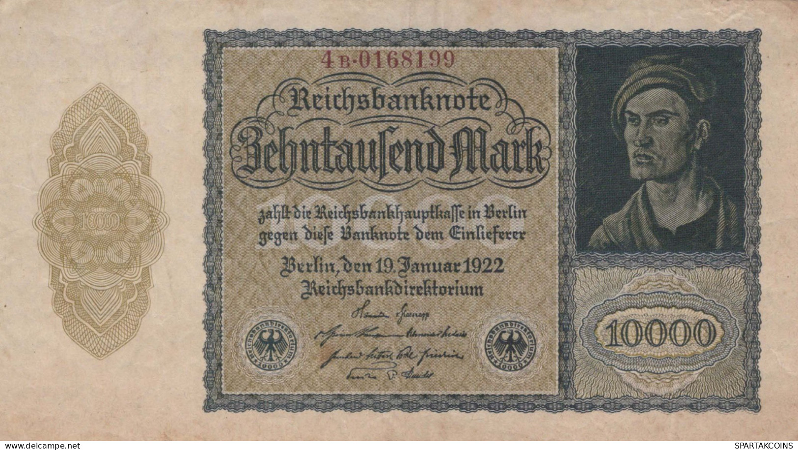 10000 MARK 1922 Stadt BERLIN DEUTSCHLAND Papiergeld Banknote #PL127 - [11] Local Banknote Issues