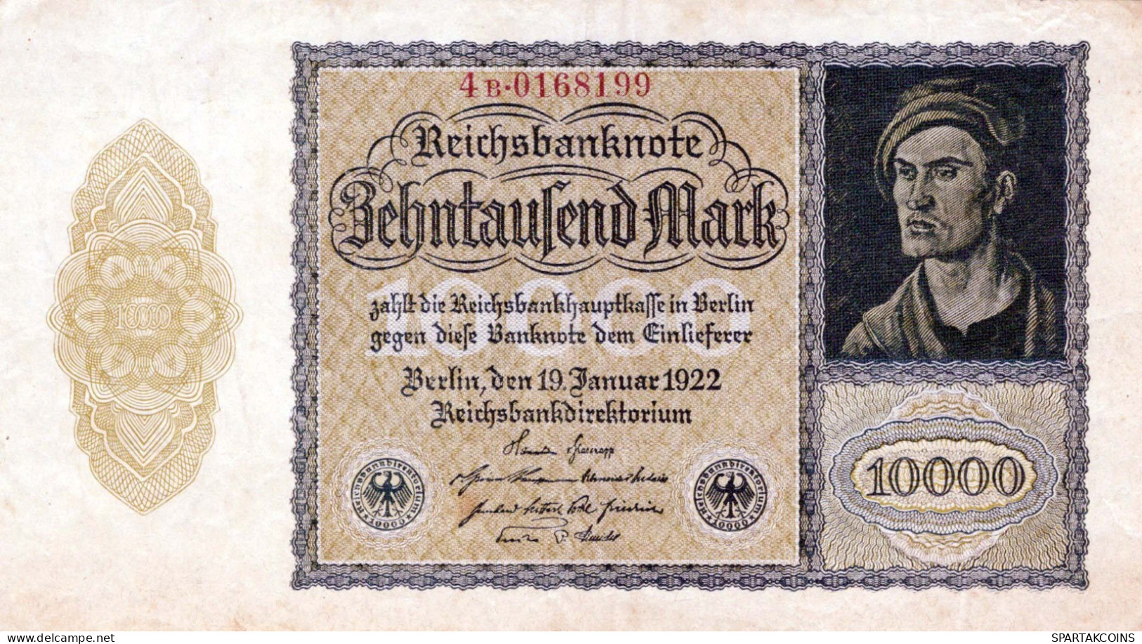 10000 MARK 1922 Stadt BERLIN DEUTSCHLAND Papiergeld Banknote #PL127 - [11] Local Banknote Issues