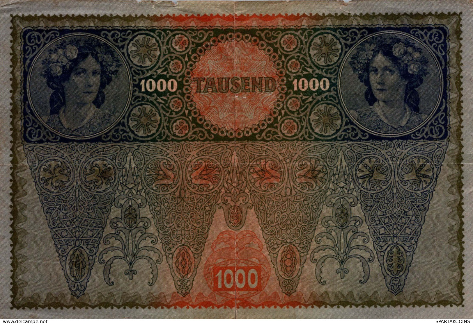 10000 KRONEN 1902 Österreich Papiergeld Banknote #PL317 - [11] Local Banknote Issues