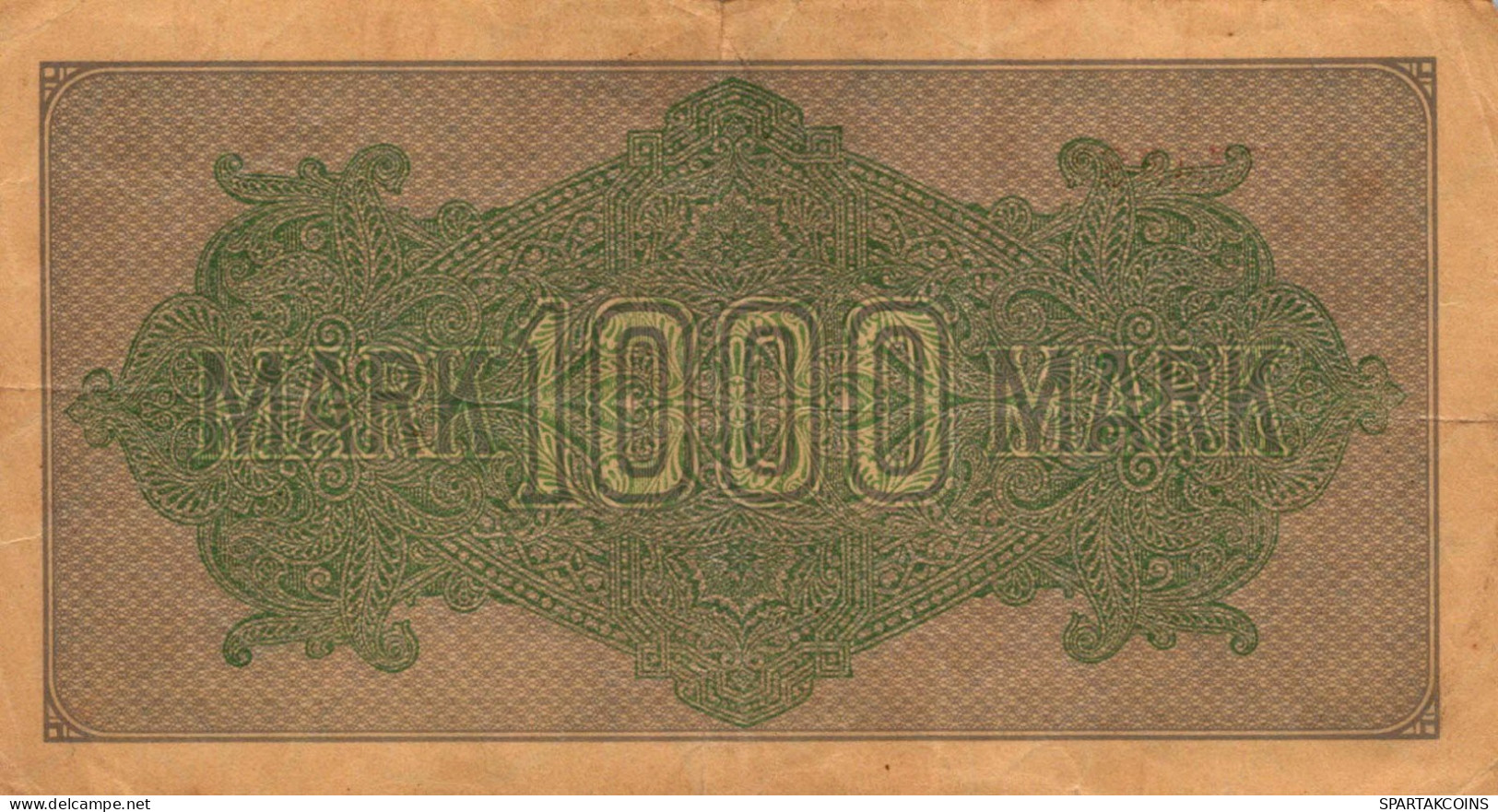 1000 MARK 1922 Stadt BERLIN DEUTSCHLAND Papiergeld Banknote #PL469 - [11] Local Banknote Issues
