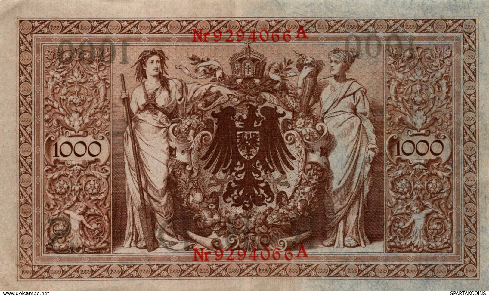 1000 MARK 1910 DEUTSCHLAND Papiergeld Banknote #PL358 - [11] Local Banknote Issues