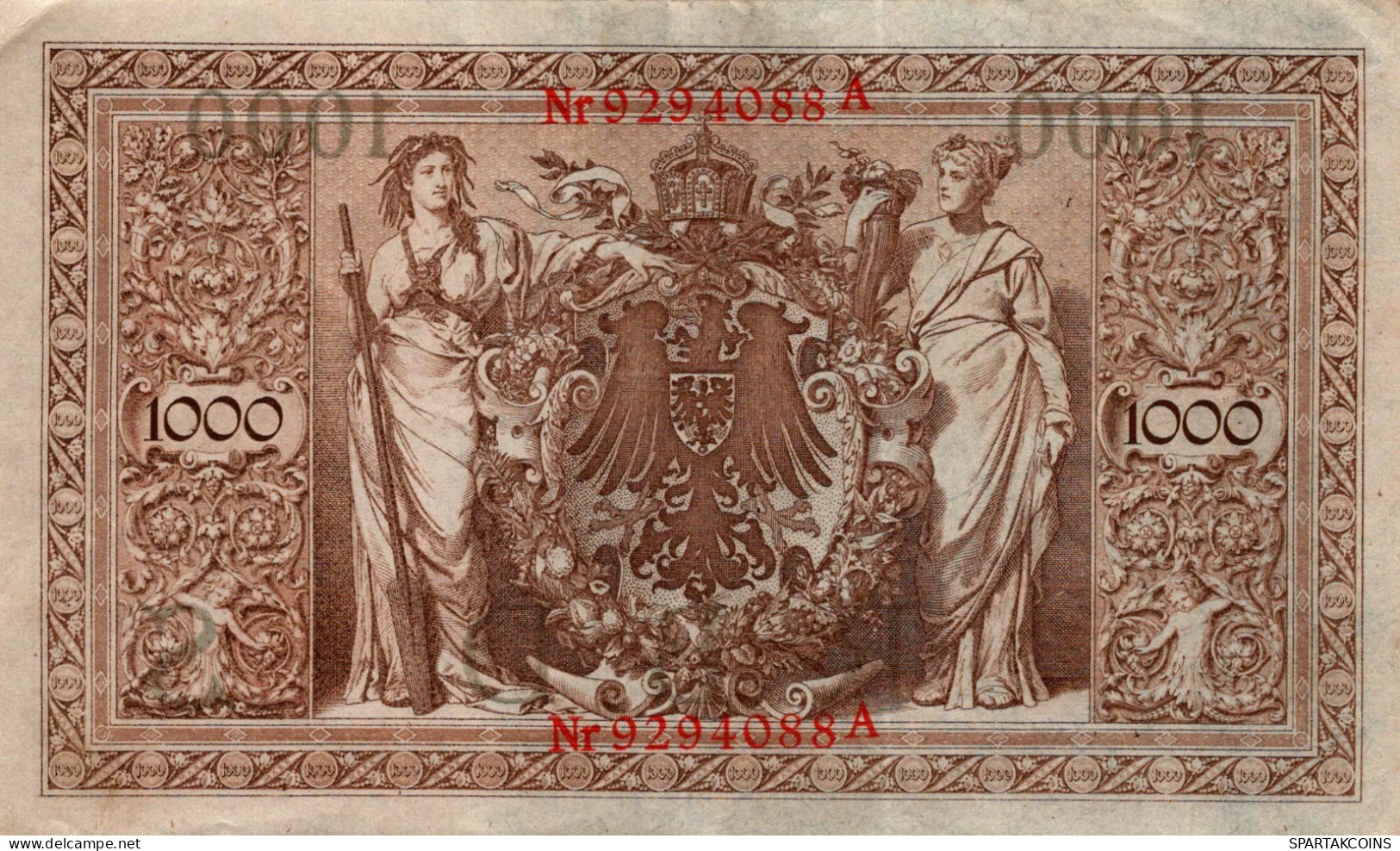1000 MARK 1910 DEUTSCHLAND Papiergeld Banknote #PL359 - Lokale Ausgaben