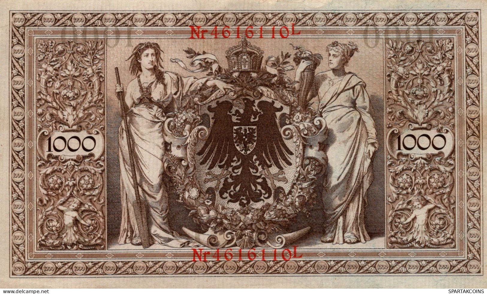1000 MARK 1910 DEUTSCHLAND Papiergeld Banknote #PL350 - Lokale Ausgaben