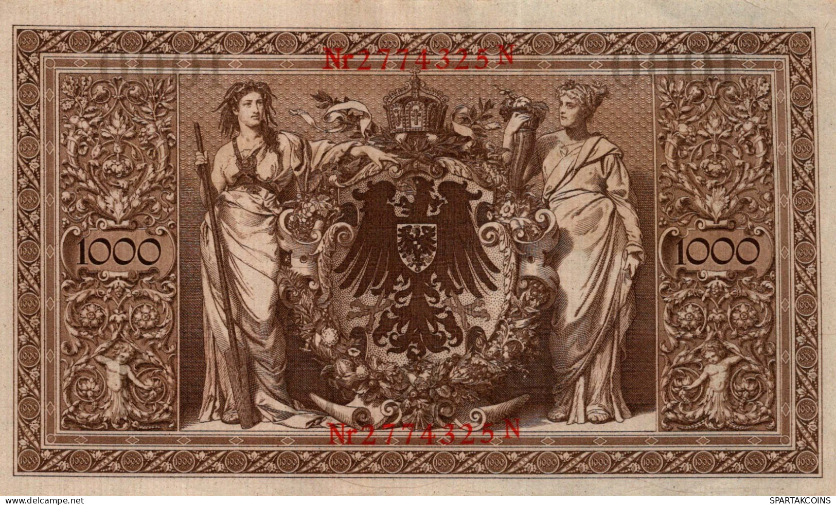 1000 MARK 1910 DEUTSCHLAND Papiergeld Banknote #PL341 - [11] Local Banknote Issues